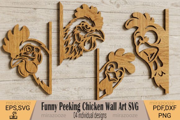Bringing Farmhouse Humor to Life with Laser-Cut Chicken Designs
