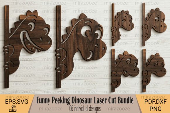 Bringing Prehistoric Playfulness to Life: The Ultimate Guide to Funny Peeking Dinosaur Laser Cut Bundles