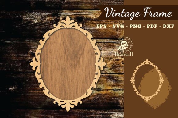 Bringing Timeless Elegance to Life with Vintage Lasercut Frame SVG 3