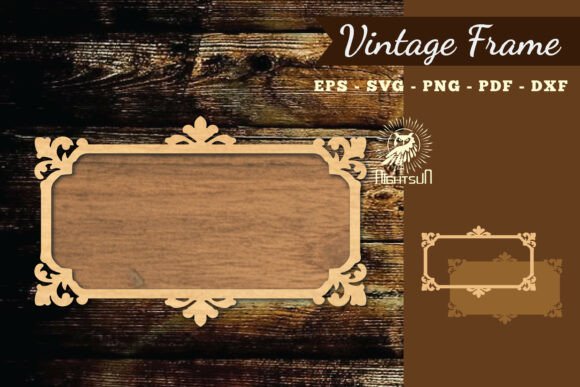 Elevate Designs with Vintage Lasercut Frame SVG 4