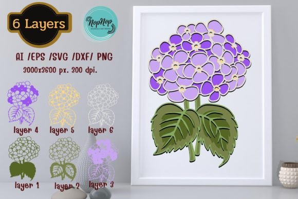 Elevating Digital Craftsmanship: The Strategic Value of 3D Layered Hydrangea Designs