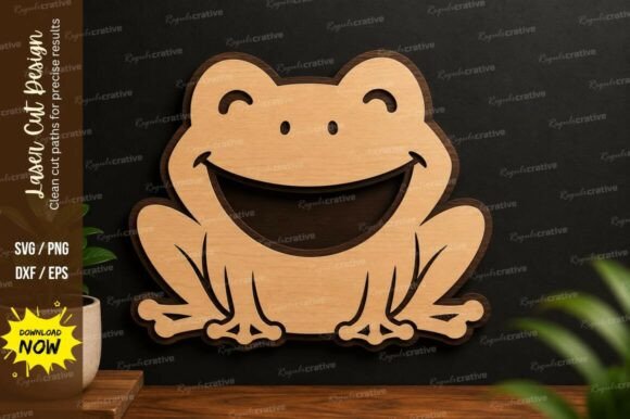 Elevating DIY Craftsmanship with the Cute Frog Laser Cut SVG Design