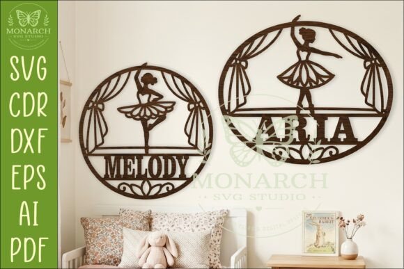 Integrating the Ballerina Name Sign SVG Personalized into Your Custom Decor Workflow
