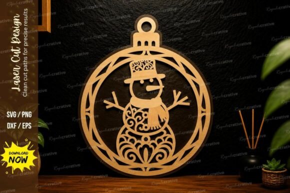 Mastering Holiday Decor: A Guide to the Snowman Ornament Frame Laser Cut SVG