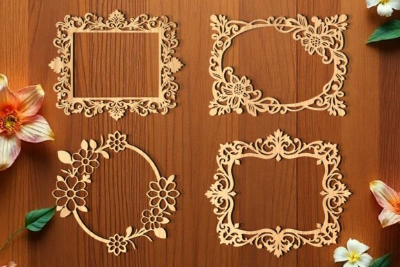 Strategic Design Implementation: Leveraging the Floral Photo Frame Paper-Cut SVG Bundle for Professional Outcomes