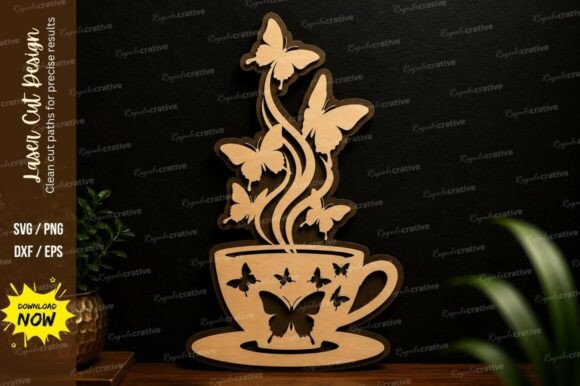 Unlocking Creativity: The Ultimate Guide to Butterfly Tea Cup Laser Cut SVG Designs