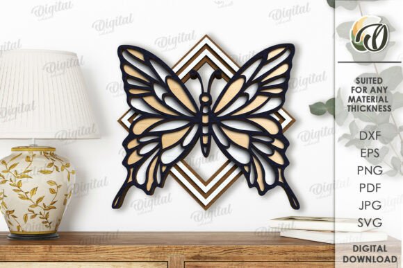 Unlocking Creativity with Digital Decorative Layered Wall Art Files
